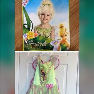 Disney Fairies Tinker-bell costume with wig 🥰